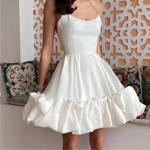 Cherley Ruffle Hem Mini Dress
